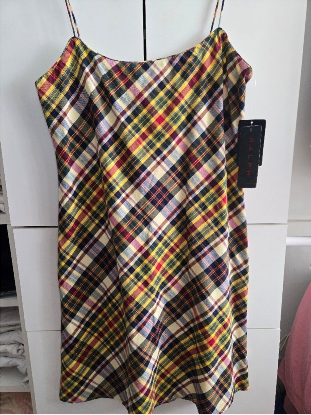 NWT Ralph Lauren Madras Shift Dress